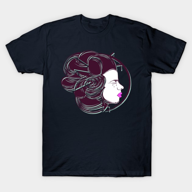 Lady of the Night T-Shirt by FortheMAKARON